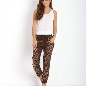 Flynn Skye Perfect Pant Medium Leopard